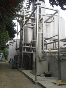 Biogas desulfurization
